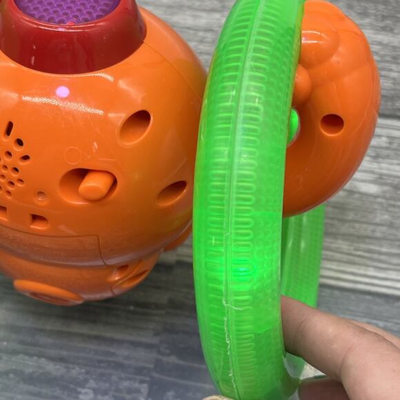 Bright Starts Roll & Glow Monkey Toy with Lights and Melodies, Ages 6M+ {1} - Picture 8 of 9